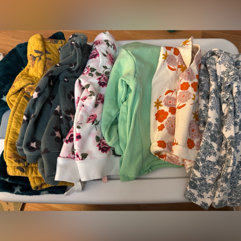 Kate Quinn, Zara, Carters Sweaters - Floral, Mint, Mustard, and Gray Collection